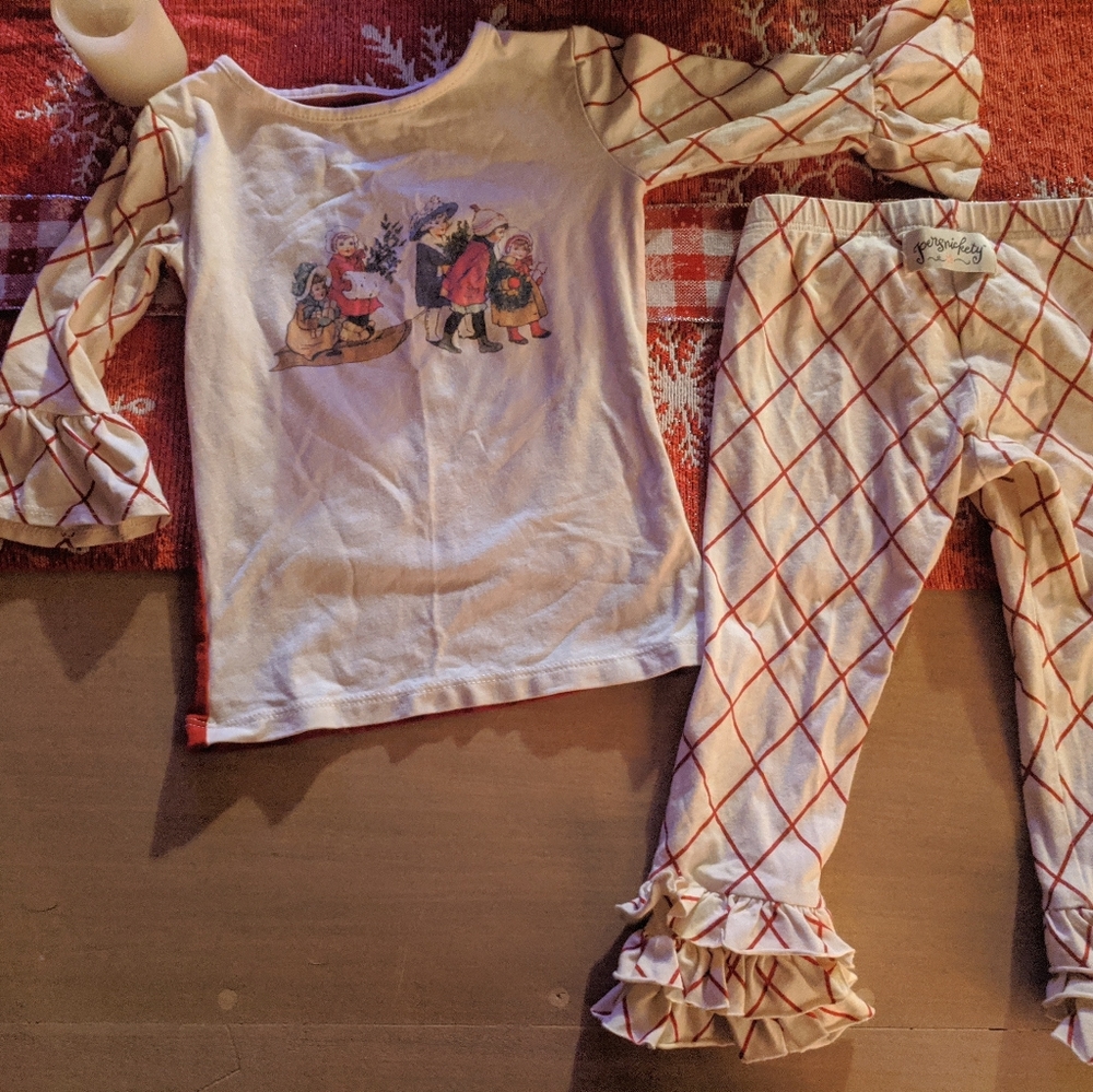 Persnickety Vintage Holiday Set Toddler Girls Rare